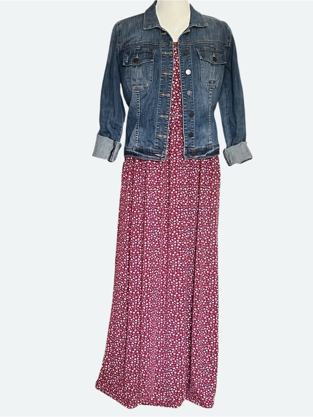 Floral Empire Waist Maxi Dress size XL